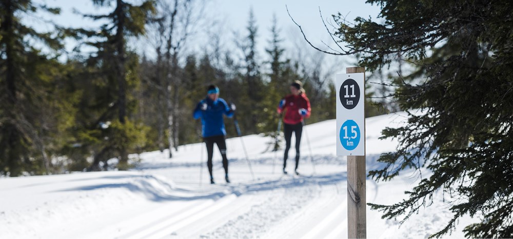 Cross-Country Skiing in Kläppen